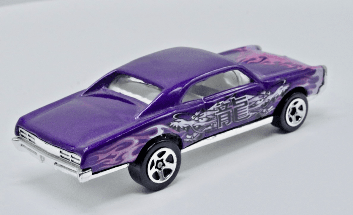 2003 Hot Wheels Dragon Wagons ~ 1967 PONTIAC GTO ~ 2/5 Collector #66 1/64 - Thumbnail 6