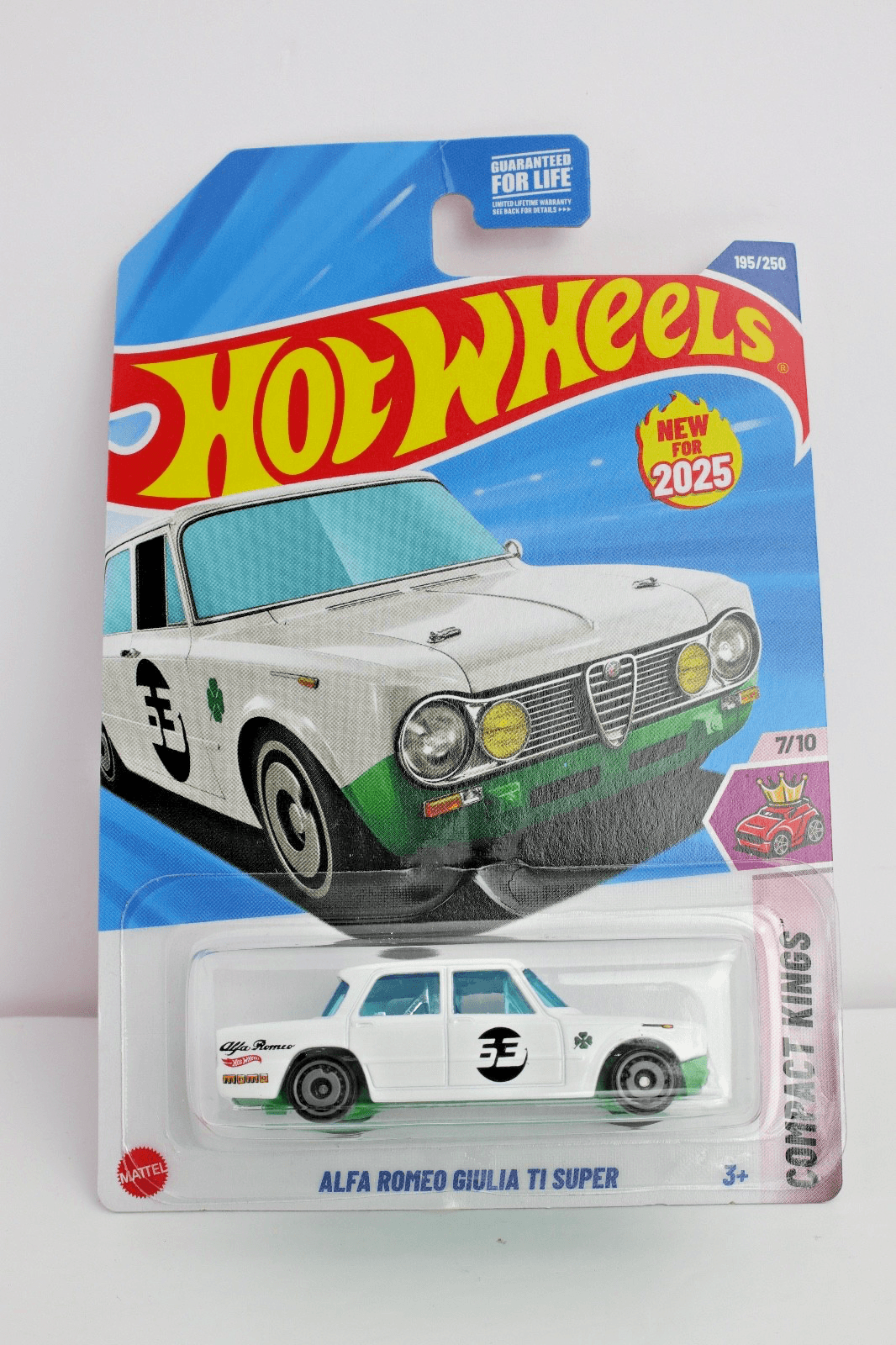 2025 Hot Wheels ~ ALFA ROMEO GIULIA TI Super ~ 195/250 Compact Kings 7/10