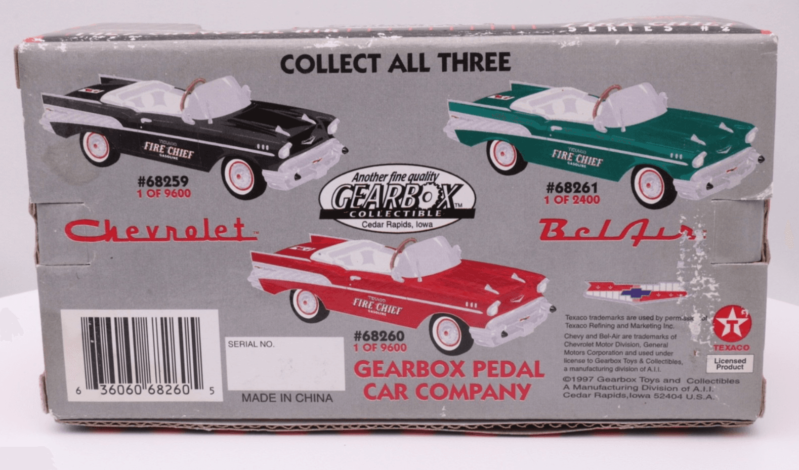 Gearbox Collectible ~ Texas Fire Chief Series #2 ~ 1957 Chevy Bel Air Fire - Thumbnail 4