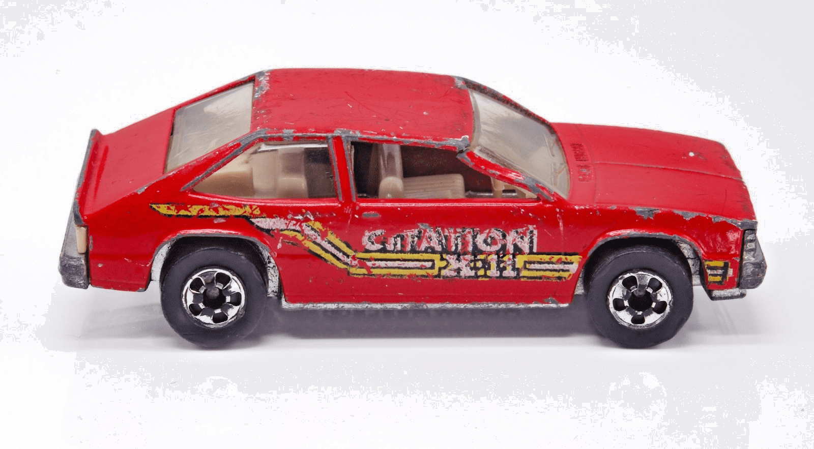 VINTAGE Hot Wheels Blackwall ~ 1980 CHEVY CITATION X-11 ~ Red Diecast - Thumbnail 3