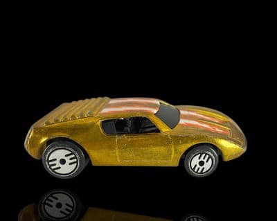 HOT WHEELS 1985 ~ Ultra Hots Gold ~ Vintage ~ Redliner ~ Diecast Car - Thumbnail 6