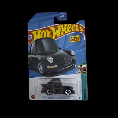 2023 Hot Wheels Tooned Porsche 911 Turbo 3.6 (964) Black 234/250 5/5