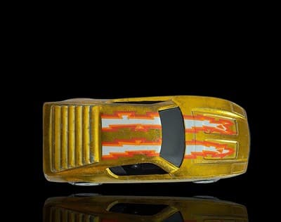 HOT WHEELS 1985 ~ Ultra Hots Gold ~ Vintage ~ Redliner ~ Diecast Car - Thumbnail 9