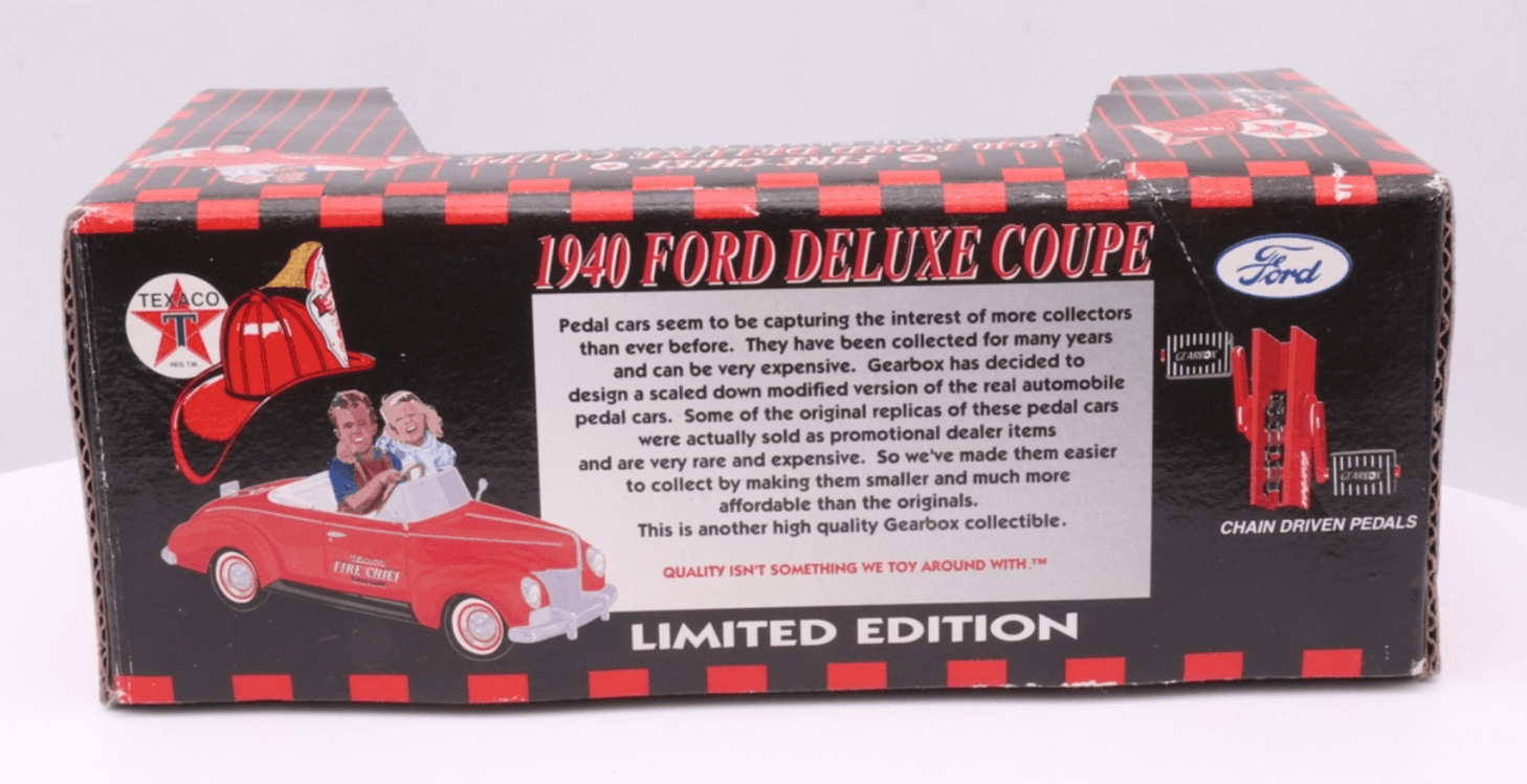 GEARBOX Collectible ~ 1940 FORD COUPE ~ Texaco Fire Chief Series #1 Diecast - Thumbnail 7