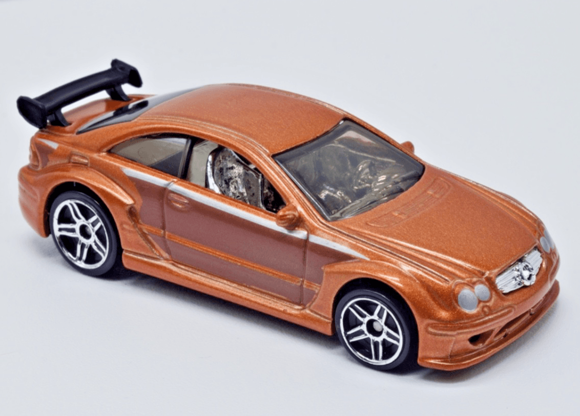 2008 Hot Wheels Web Trading Cars ~ AMG-MERCEDES CLK DTM ~ 22/24 Copper 1/64