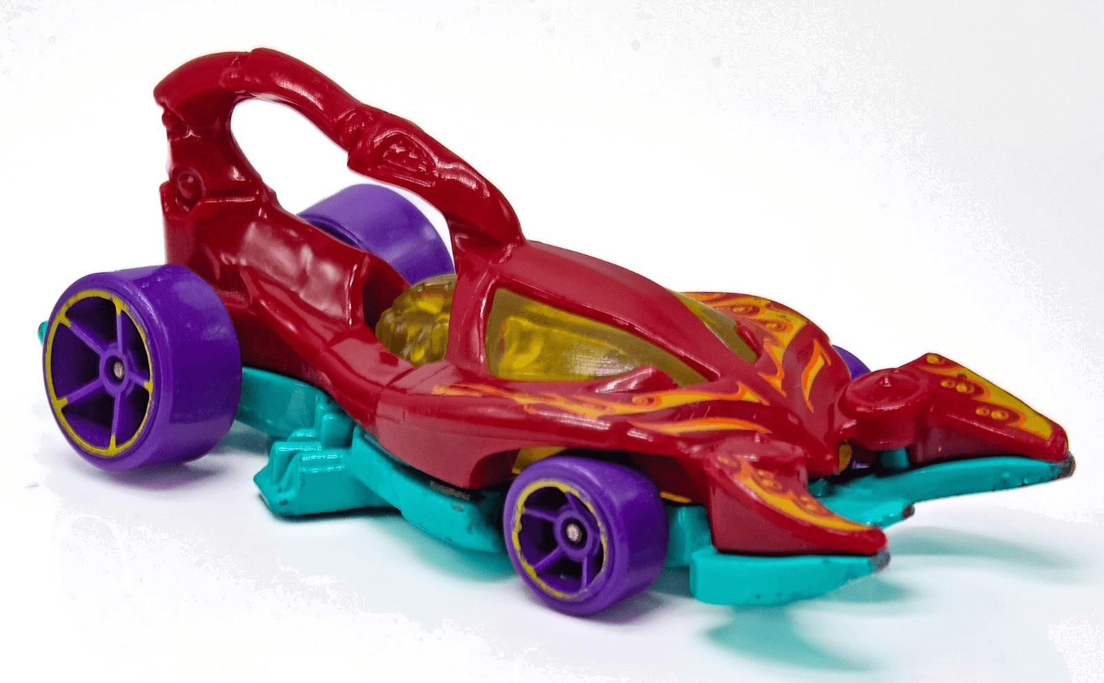 2016 Hot Wheels Street Beasts ~ SCORPEDO (204/250) ~ Red Cyan Purple Diecast