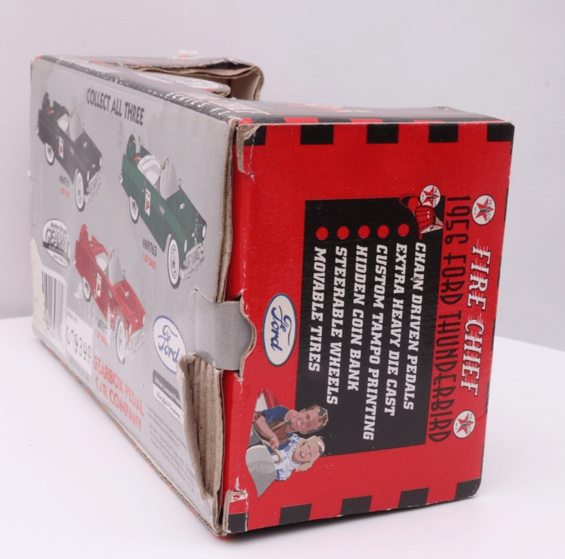GEARBOX Collectible ~ 1956 FORD THUNDERBIRD ~ Texaco Fire Chief Series #3 1:43 - Thumbnail 5