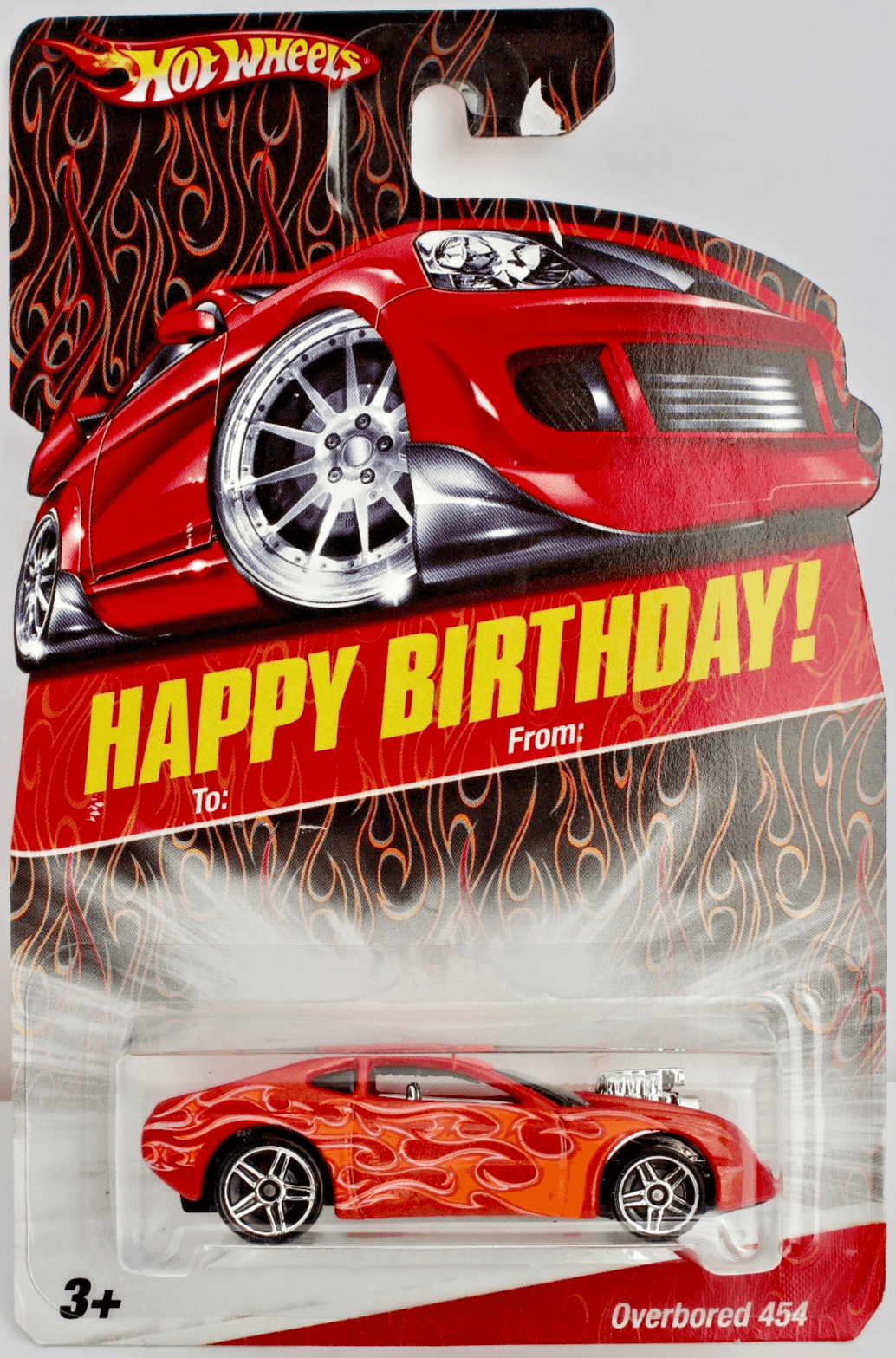 Happy Birthday ~ Overbored 454 ~ Orange Flames Diecast 1:64