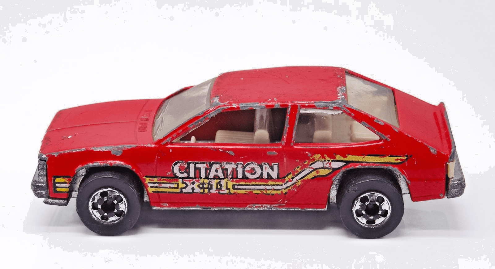 VINTAGE Hot Wheels Blackwall ~ 1980 CHEVY CITATION X-11 ~ Red Diecast - Thumbnail 4