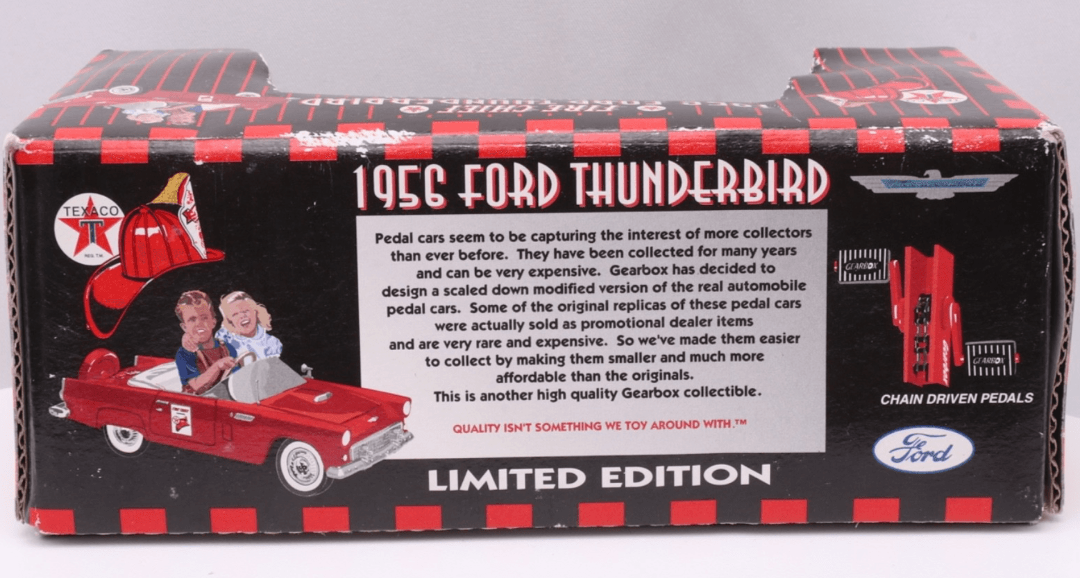 GEARBOX Collectible ~ 1956 FORD THUNDERBIRD ~ Texaco Fire Chief Series #3 1:43 - Thumbnail 12