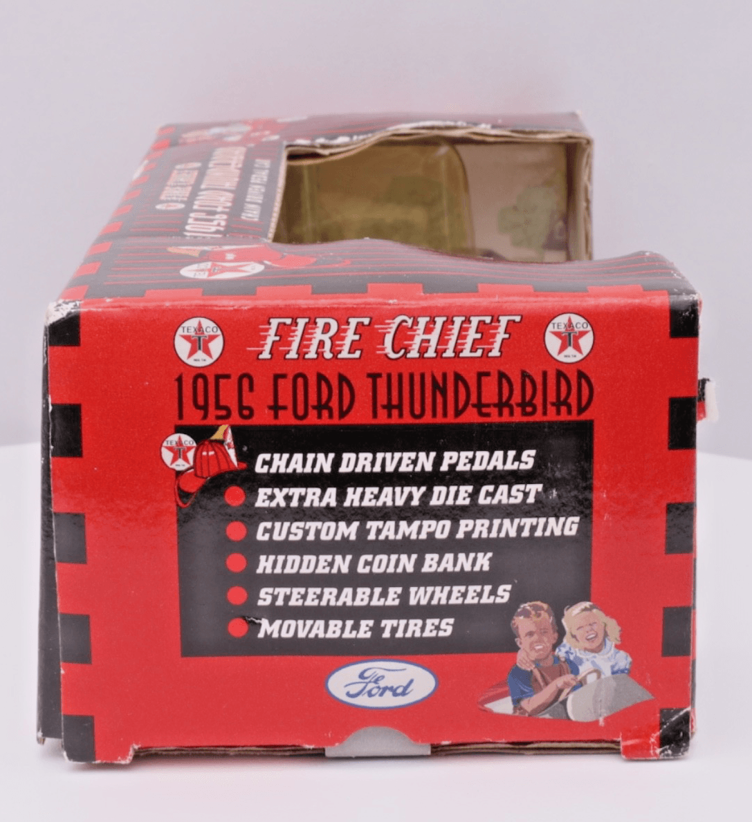 GEARBOX Collectible ~ 1956 FORD THUNDERBIRD ~ Texaco Fire Chief Series #3 1:43 - Thumbnail 10