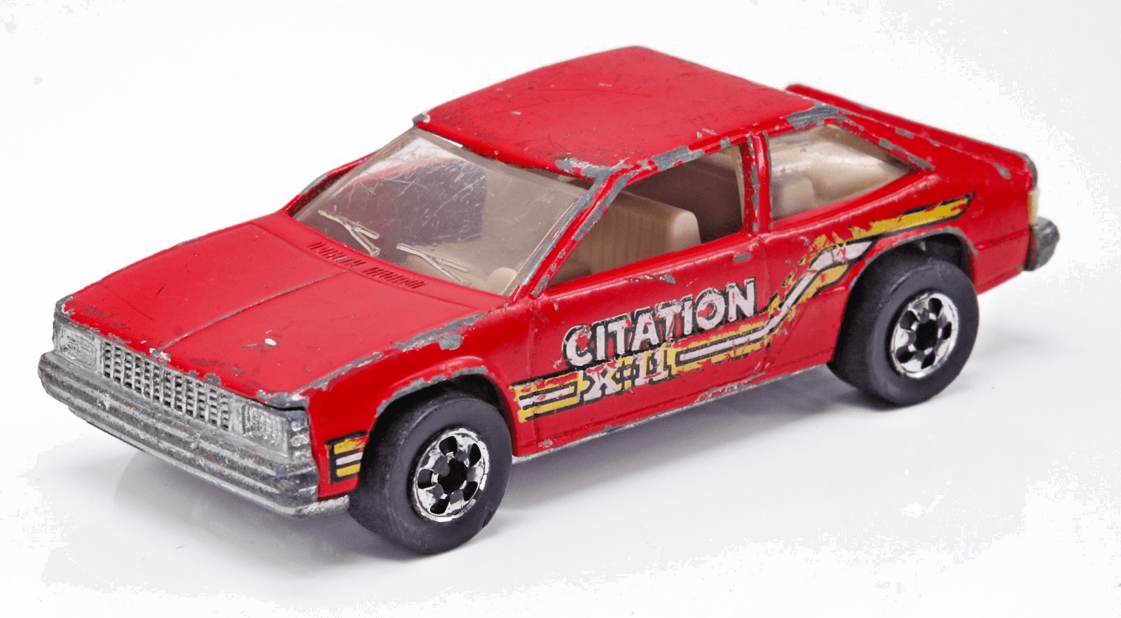 VINTAGE Hot Wheels Blackwall ~ 1980 CHEVY CITATION X-11 ~ Red Diecast - Thumbnail 2