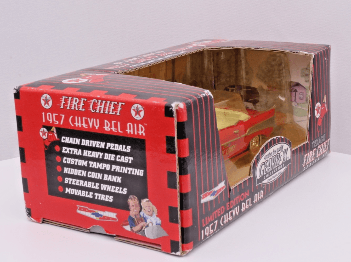 Gearbox Collectible ~ Texas Fire Chief Series #2 ~ 1957 Chevy Bel Air Fire - Thumbnail 7