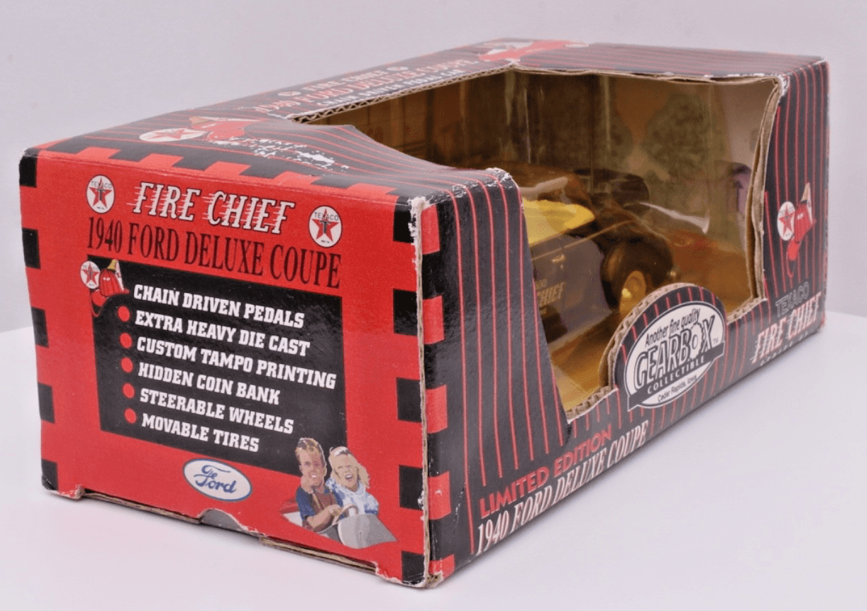 GEARBOX Collectible ~ 1940 FORD COUPE ~ Texaco Fire Chief Series #1 Diecast - Thumbnail 4