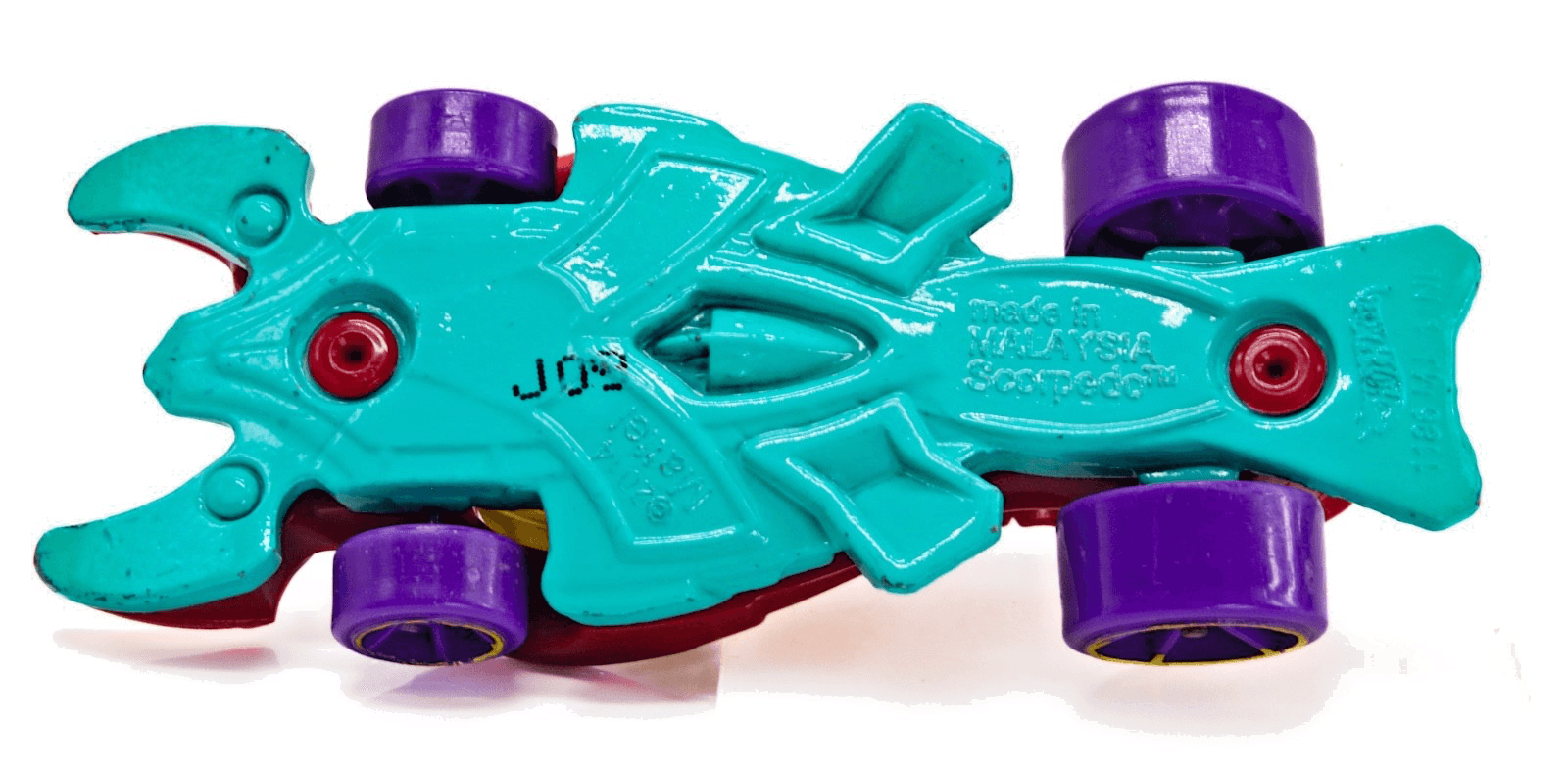 2016 Hot Wheels Street Beasts ~ SCORPEDO (204/250) ~ Red Cyan Purple Diecast - Thumbnail 10