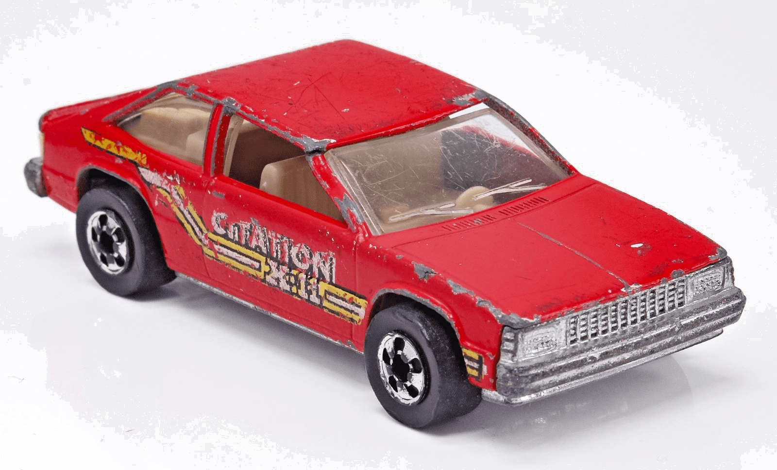 VINTAGE Hot Wheels Blackwall ~ 1980 CHEVY CITATION X-11 ~ Red Diecast