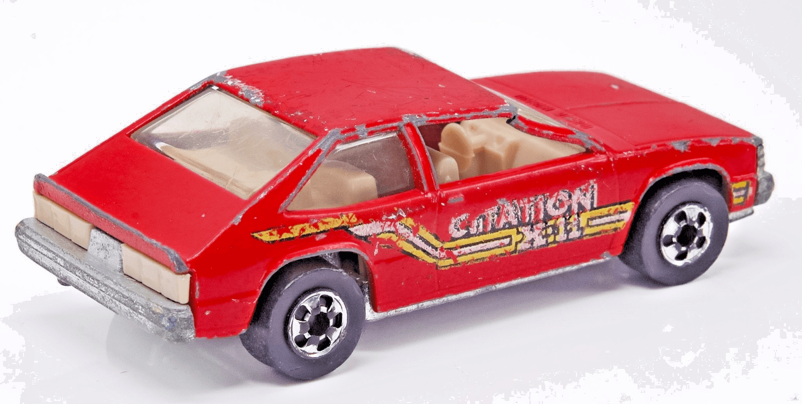 VINTAGE Hot Wheels Blackwall ~ 1980 CHEVY CITATION X-11 ~ Red Diecast - Thumbnail 5