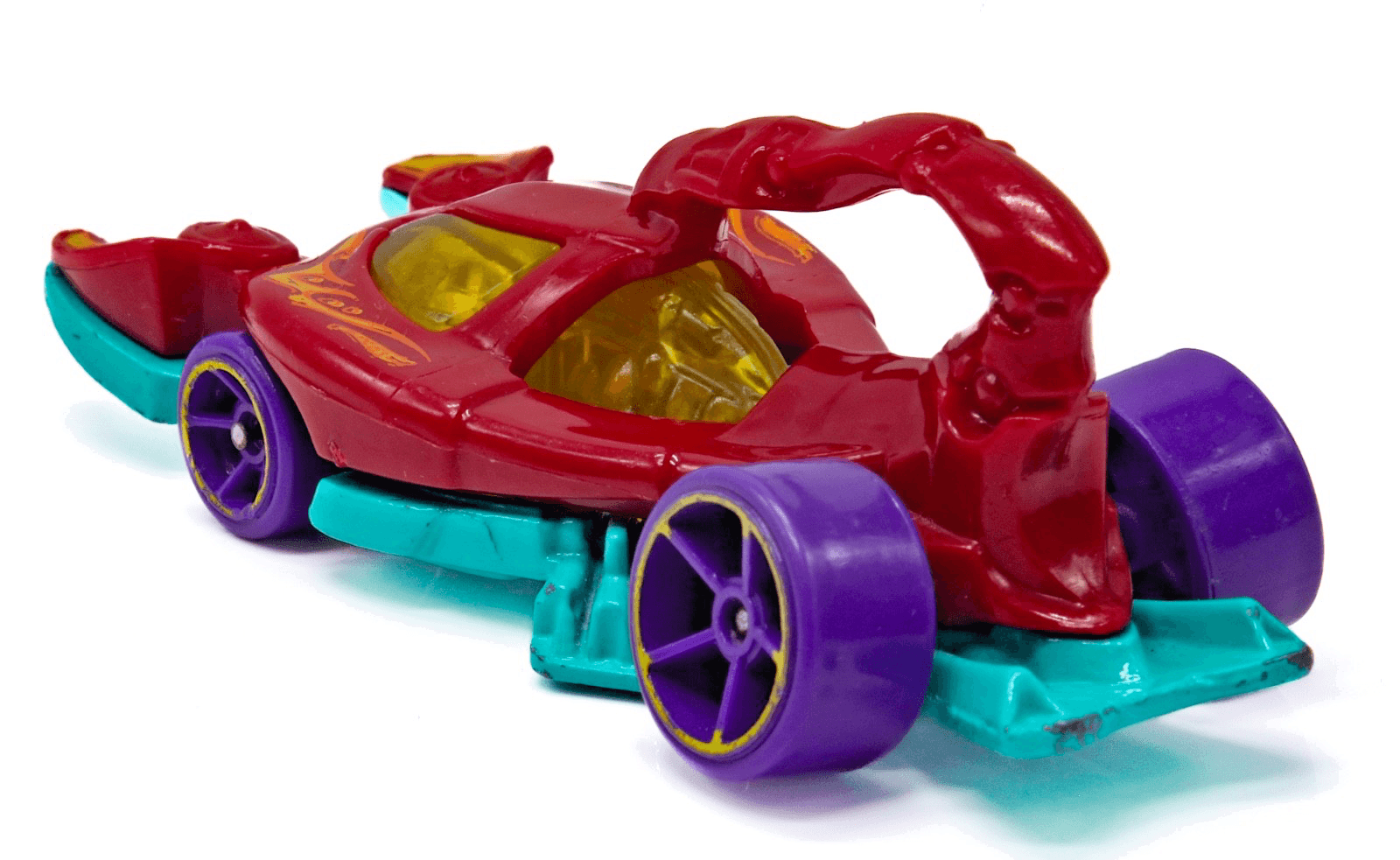 2016 Hot Wheels Street Beasts ~ SCORPEDO (204/250) ~ Red Cyan Purple Diecast - Thumbnail 5