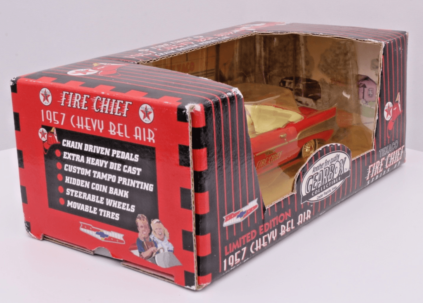 Gearbox Collectible ~ Texas Fire Chief Series #2 ~ 1957 Chevy Bel Air Fire - Thumbnail 3