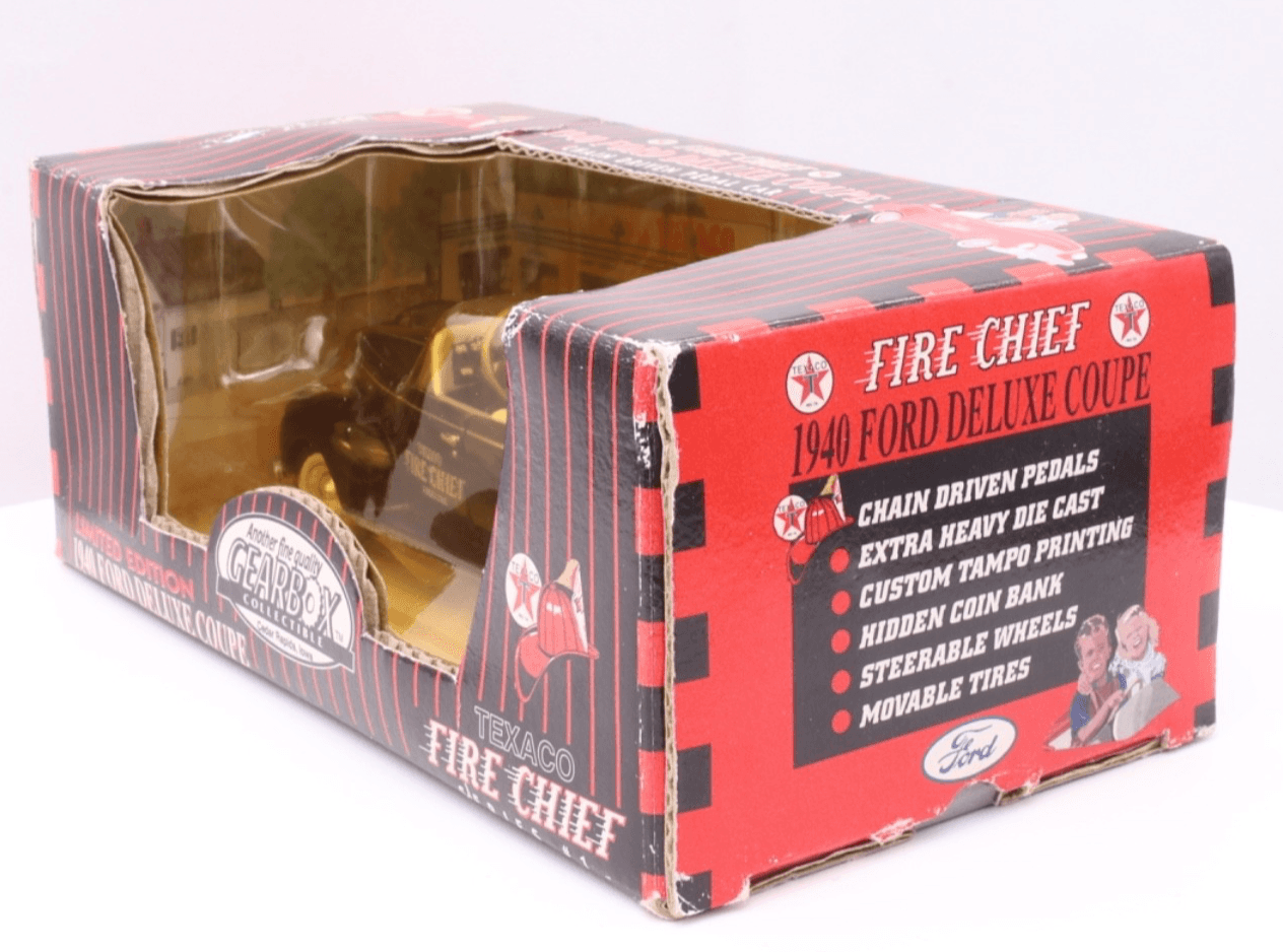GEARBOX Collectible ~ 1940 FORD COUPE ~ Texaco Fire Chief Series #1 Diecast - Thumbnail 9