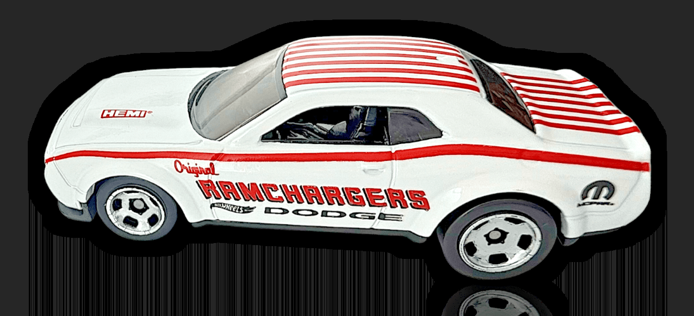Hot Wheels Drag Strip ~ 2018 DODGE CHALLENGER SRT ~ Demon Ramchargers - Thumbnail 5