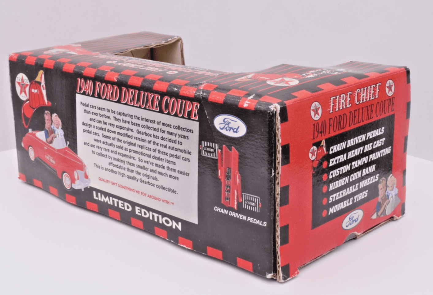 GEARBOX Collectible ~ 1940 FORD COUPE ~ Texaco Fire Chief Series #1 Diecast - Thumbnail 6