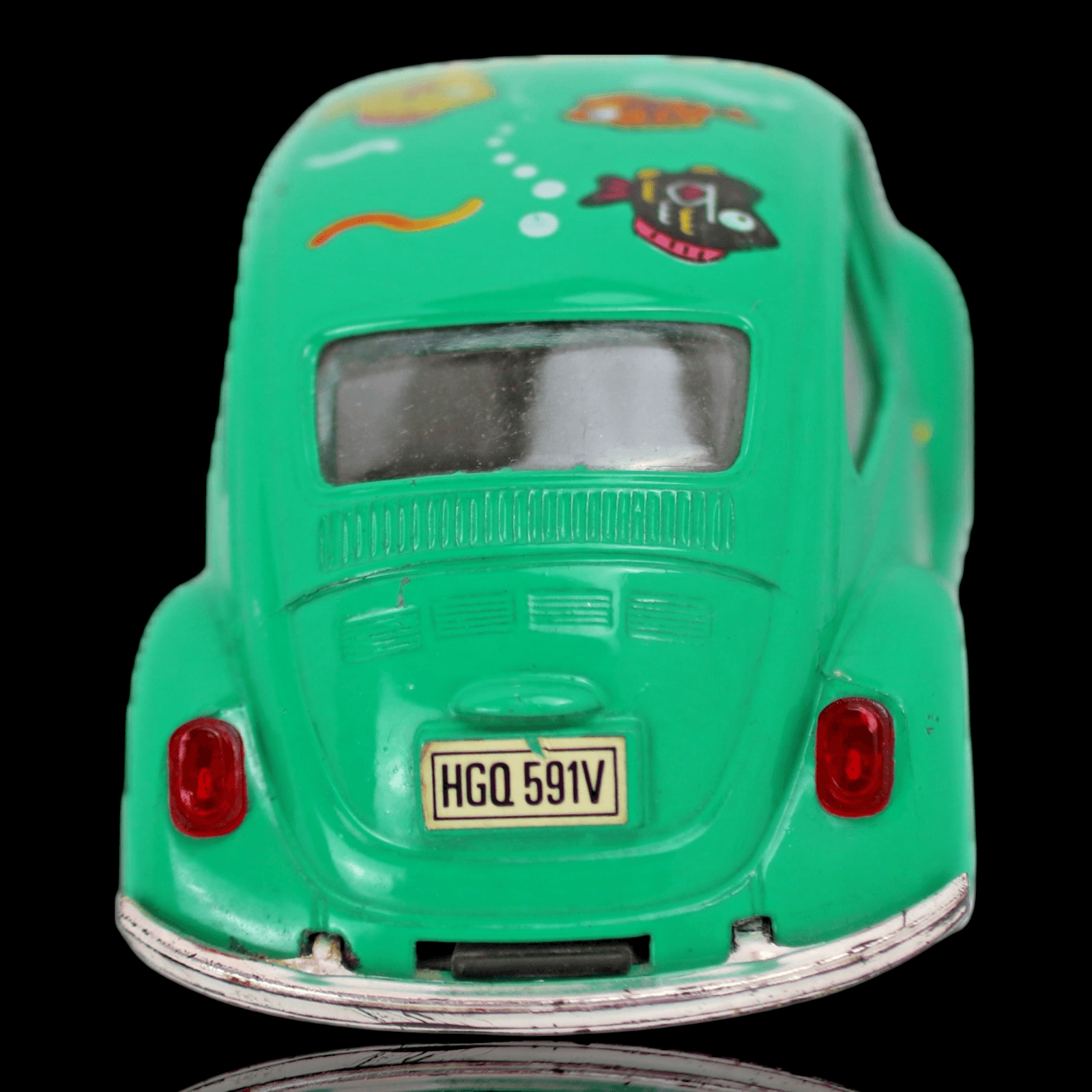VW Beetle ~ Mr. Fish ~ SS5702 Green Diecast Toy Car 1:32 - Thumbnail 7