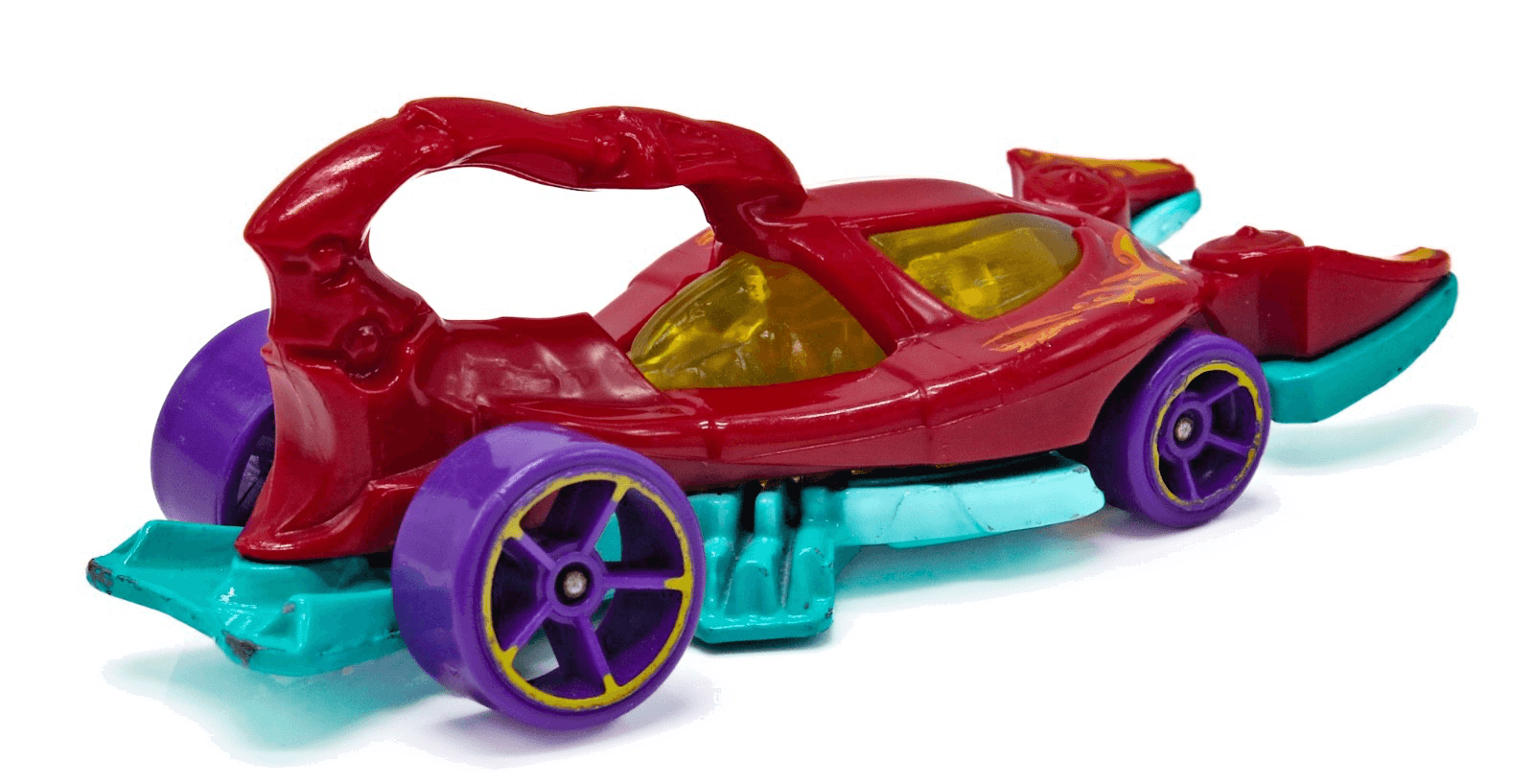 2016 Hot Wheels Street Beasts ~ SCORPEDO (204/250) ~ Red Cyan Purple Diecast - Thumbnail 6
