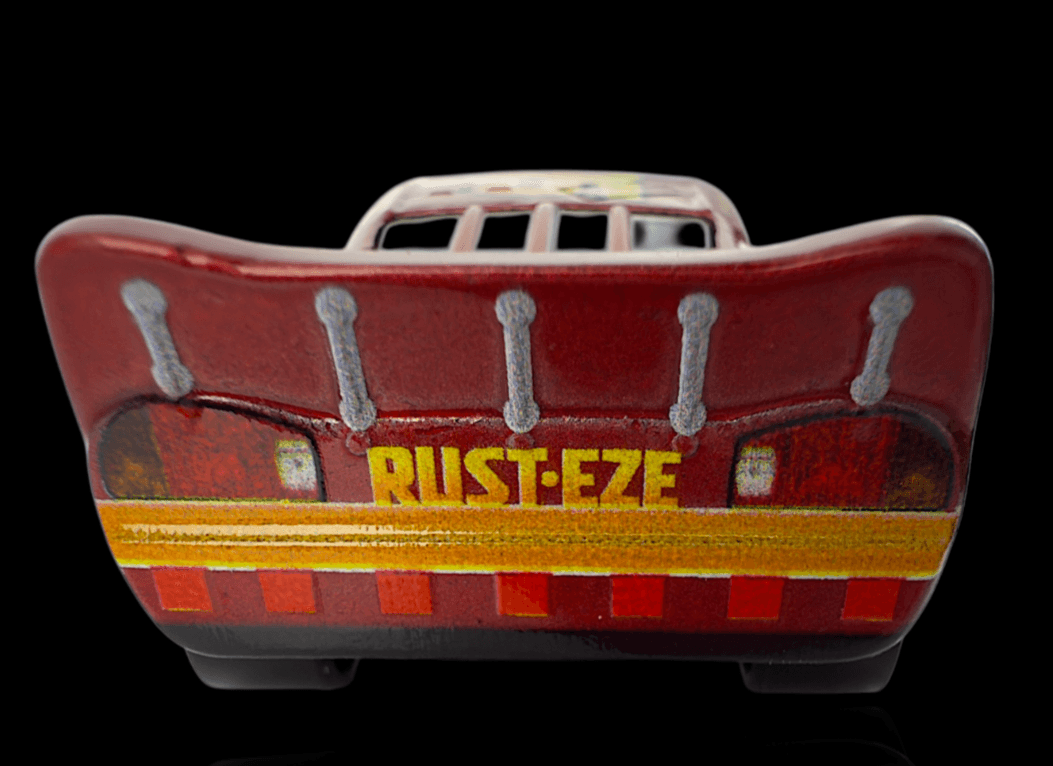 Disney Pixar Cars ~ 2016 Lightning McQueen #95 Rust-Eze Red ~ 1:55 Diecast - Thumbnail 4