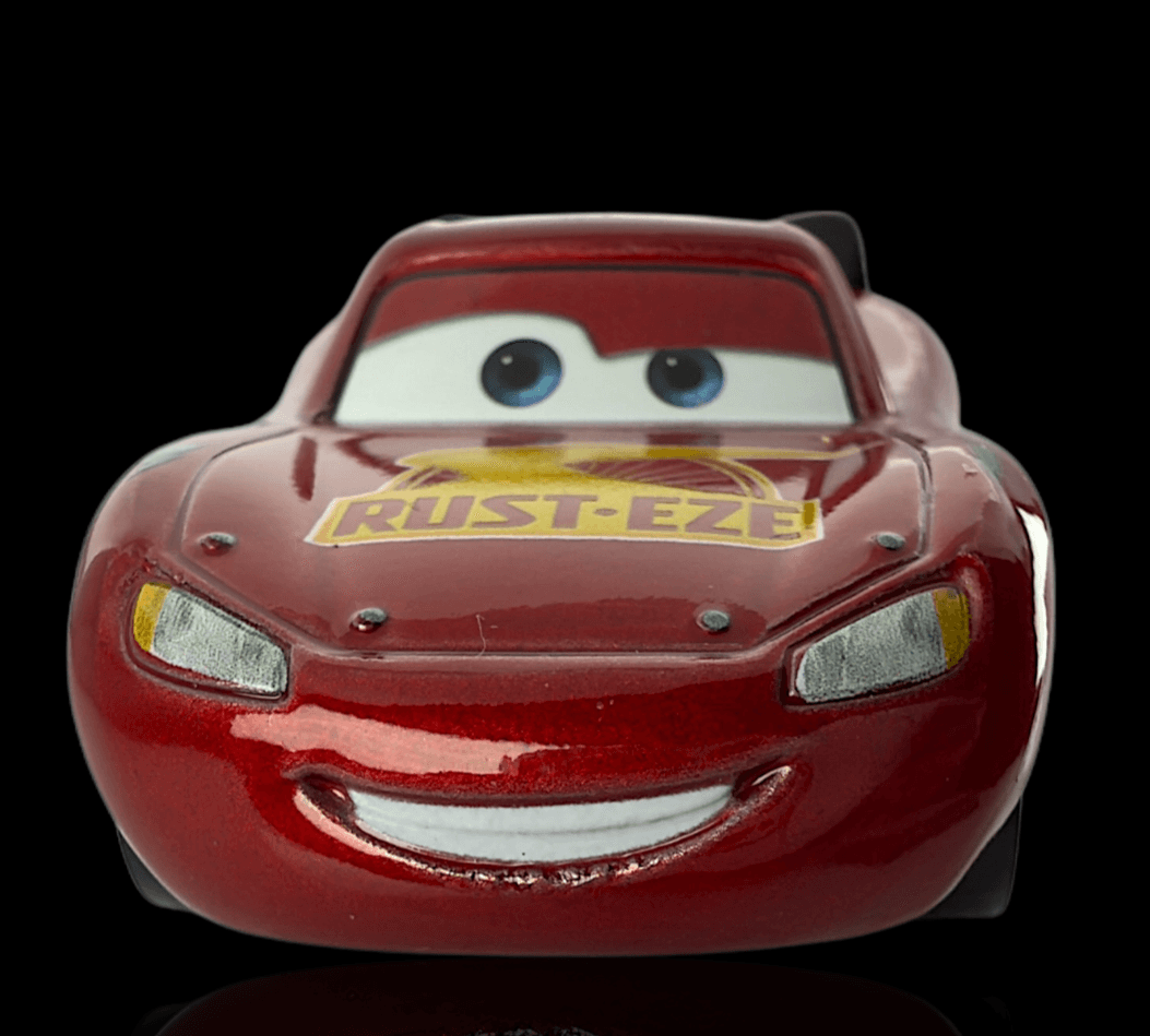 Disney Pixar Cars ~ 2016 Lightning McQueen #95 Rust-Eze Red ~ 1:55 Diecast - Thumbnail 3