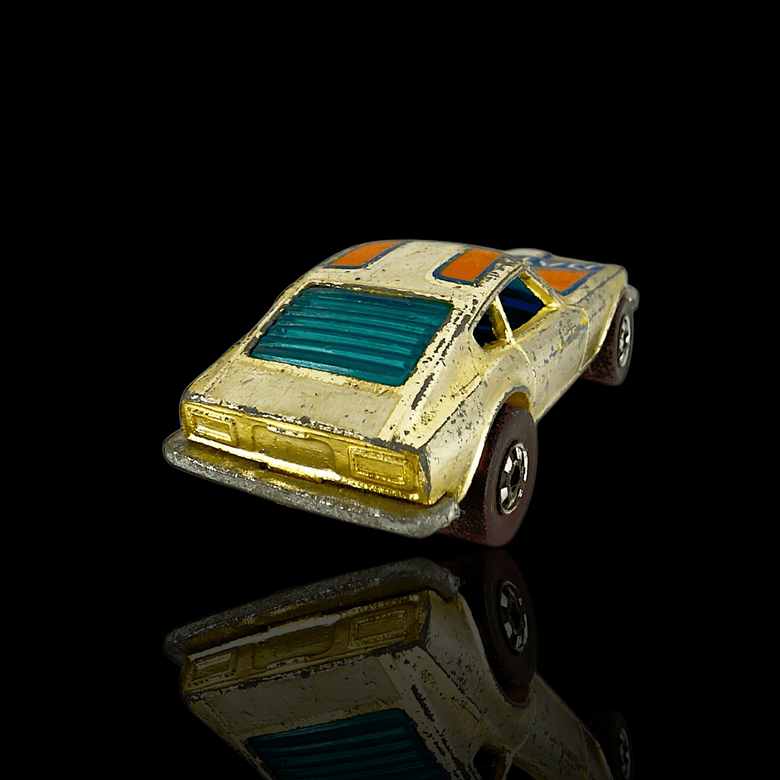 Hot Wheels 1976 Z Whiz Datsun ~ Vintage ~ Golden Machines ~ Blackwall - Thumbnail 6