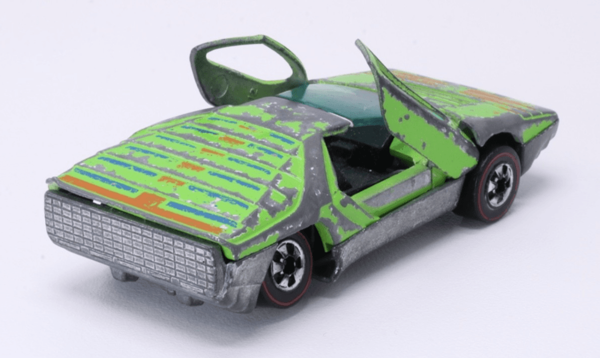 VINTAGE Hot Wheels Redline ~ 1969 CARABO Light Green Enamel Diecast Mattel - Thumbnail 11