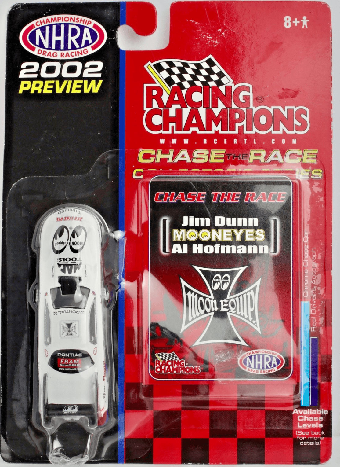 "RARE" 2002 Racing Champions NHRA ~ JIM DUNN MOONEYES NITRO FUNNY CAR ~ 1:64