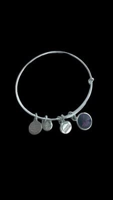 Alex & Ani Bracelet Lot Of 10 Silver & Gold Tone Expandable Bangles With Charms - Thumbnail 8