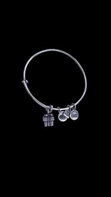 Alex & Ani Bracelet Lot Of 10 Silver & Gold Tone Expandable Bangles With Charms - Thumbnail 9
