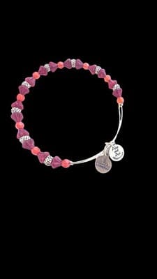 Alex & Ani Bracelet Lot Of 10 Silver & Gold Tone Expandable Bangles With Charms - Thumbnail 10