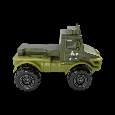Matchbox Jurassic World '97 Mercedes-Benz Unimog U1300 Green Diecast Truck