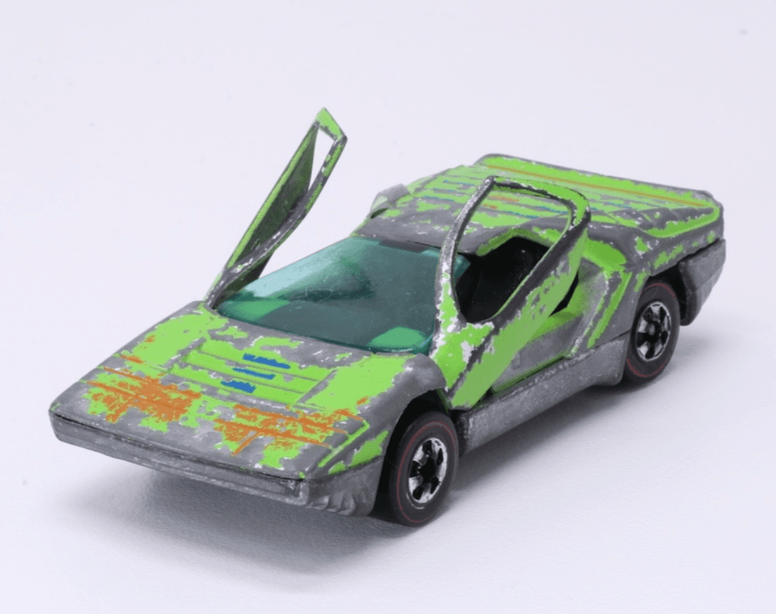 VINTAGE Hot Wheels Redline ~ 1969 CARABO Light Green Enamel Diecast Mattel - Thumbnail 13