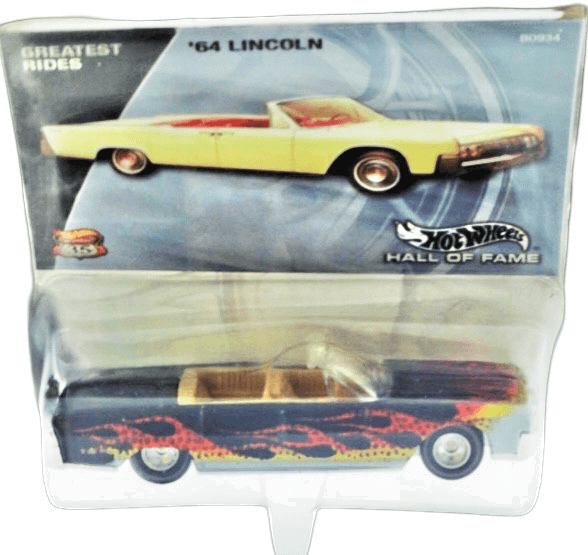 2002 Hot Wheels Hall of Fame Rides ~ 1964 LINCOLN CONTINENTAL ~ Real Riders 1:64