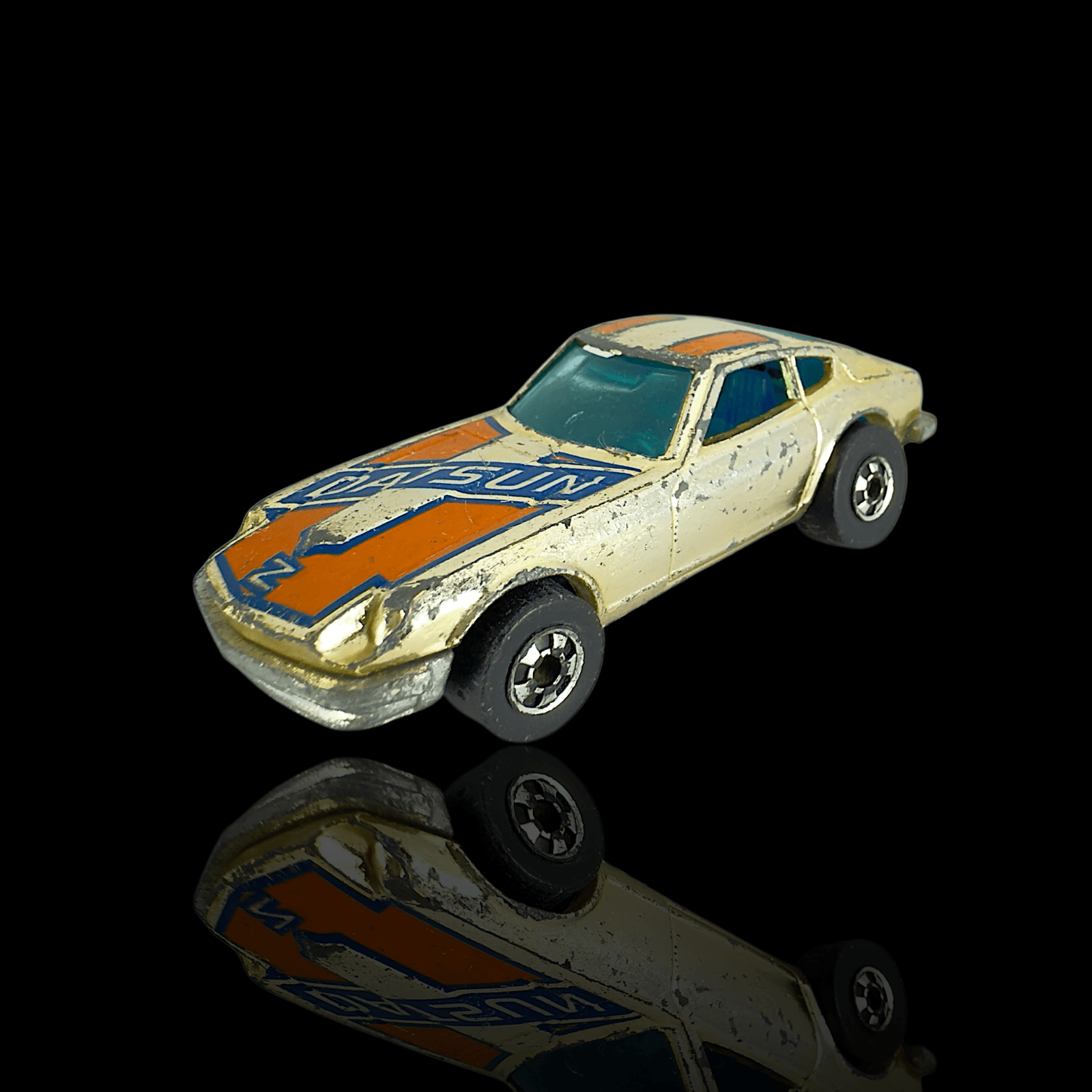 Hot Wheels 1976 Z Whiz Datsun ~ Vintage ~ Golden Machines ~ Blackwall - Thumbnail 7