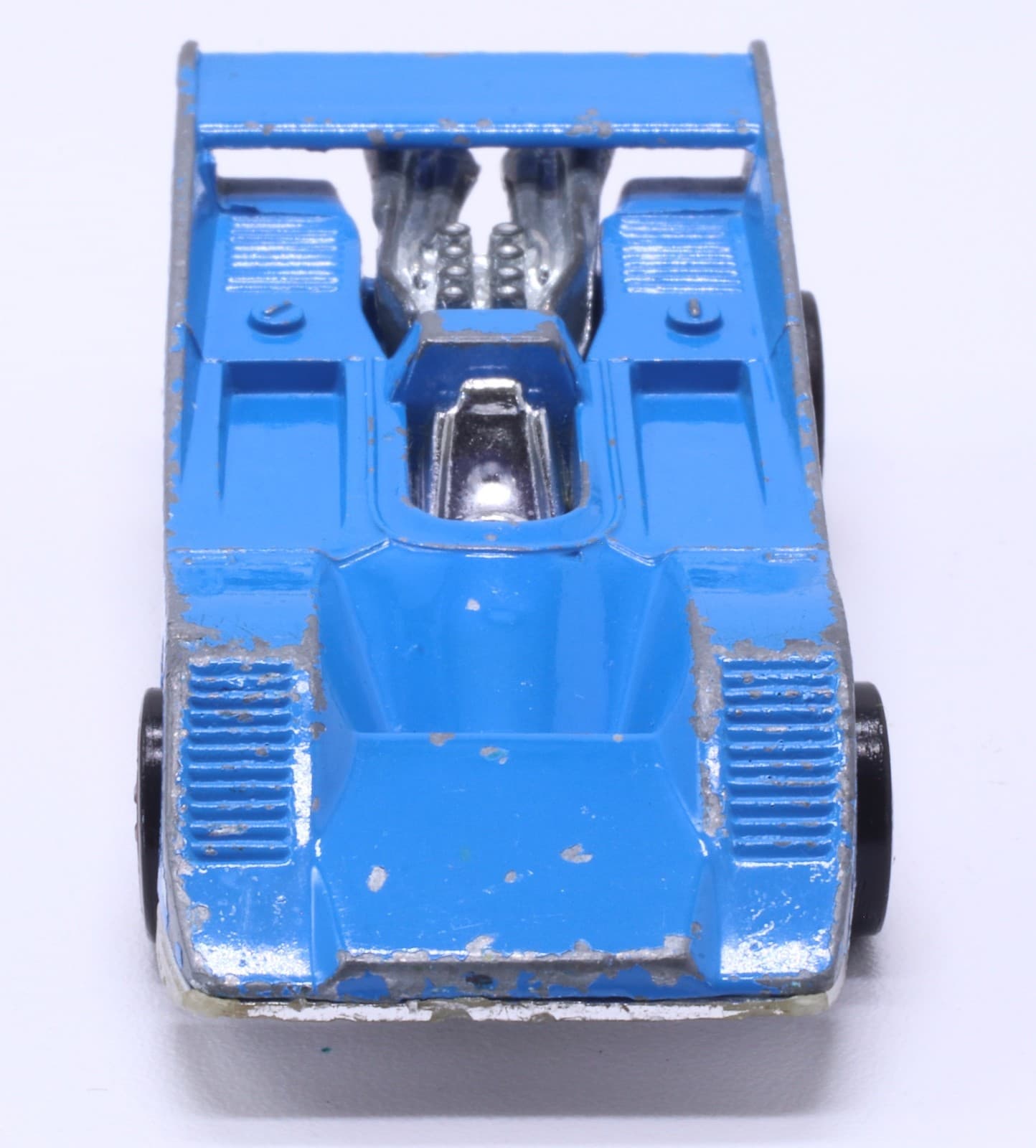 VINTAGE 1973 Hot Wheels Redline ~ AMERICAN VICTORY #9 ~ Blue Race Car Hong Kong - Thumbnail 7