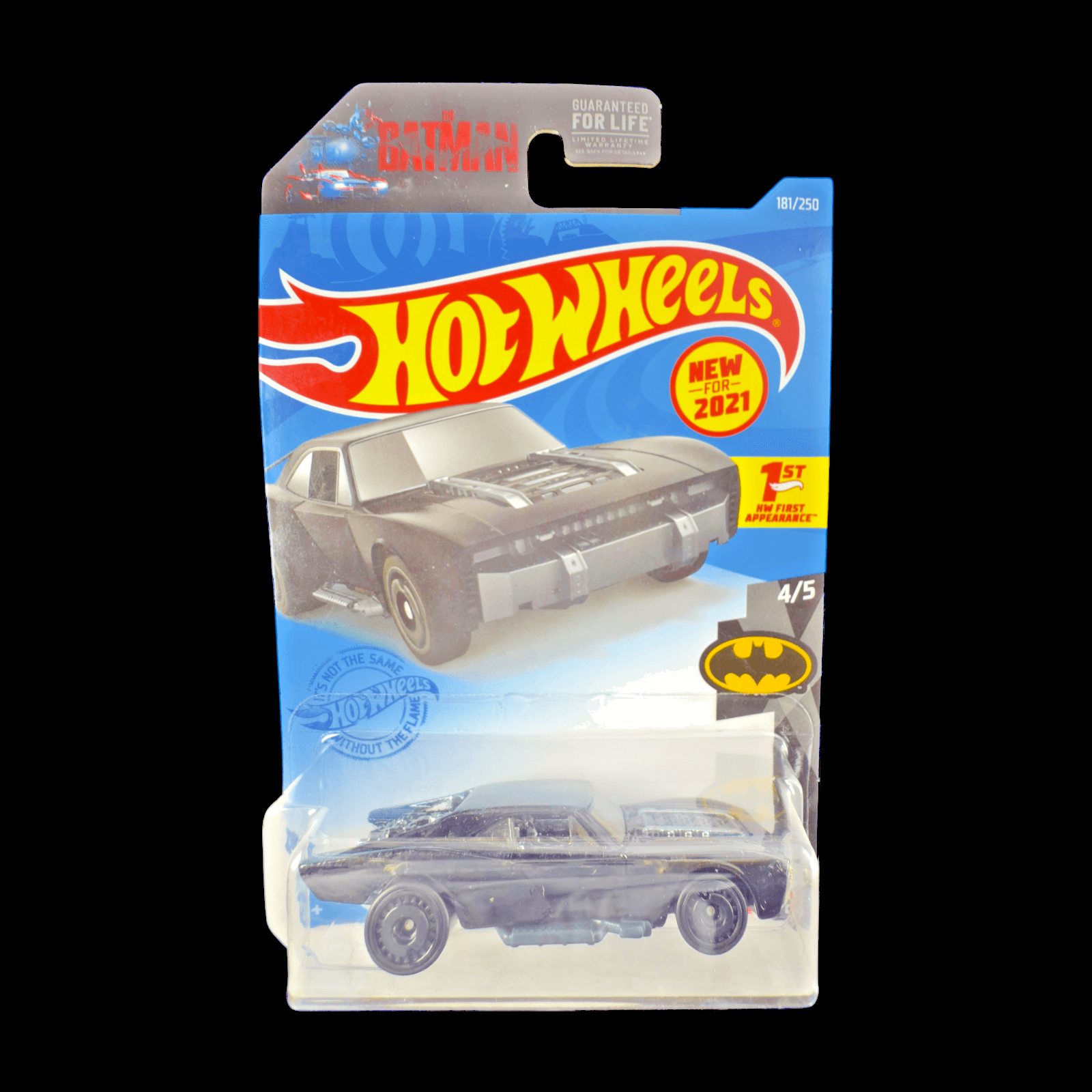 Hot Wheels 2021 Batmobile ~ Batman Series 4/5 ~ Collector #181/250 ~ Black