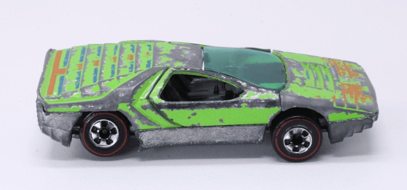 VINTAGE Hot Wheels Redline ~ 1969 CARABO Light Green Enamel Diecast Mattel - Thumbnail 3