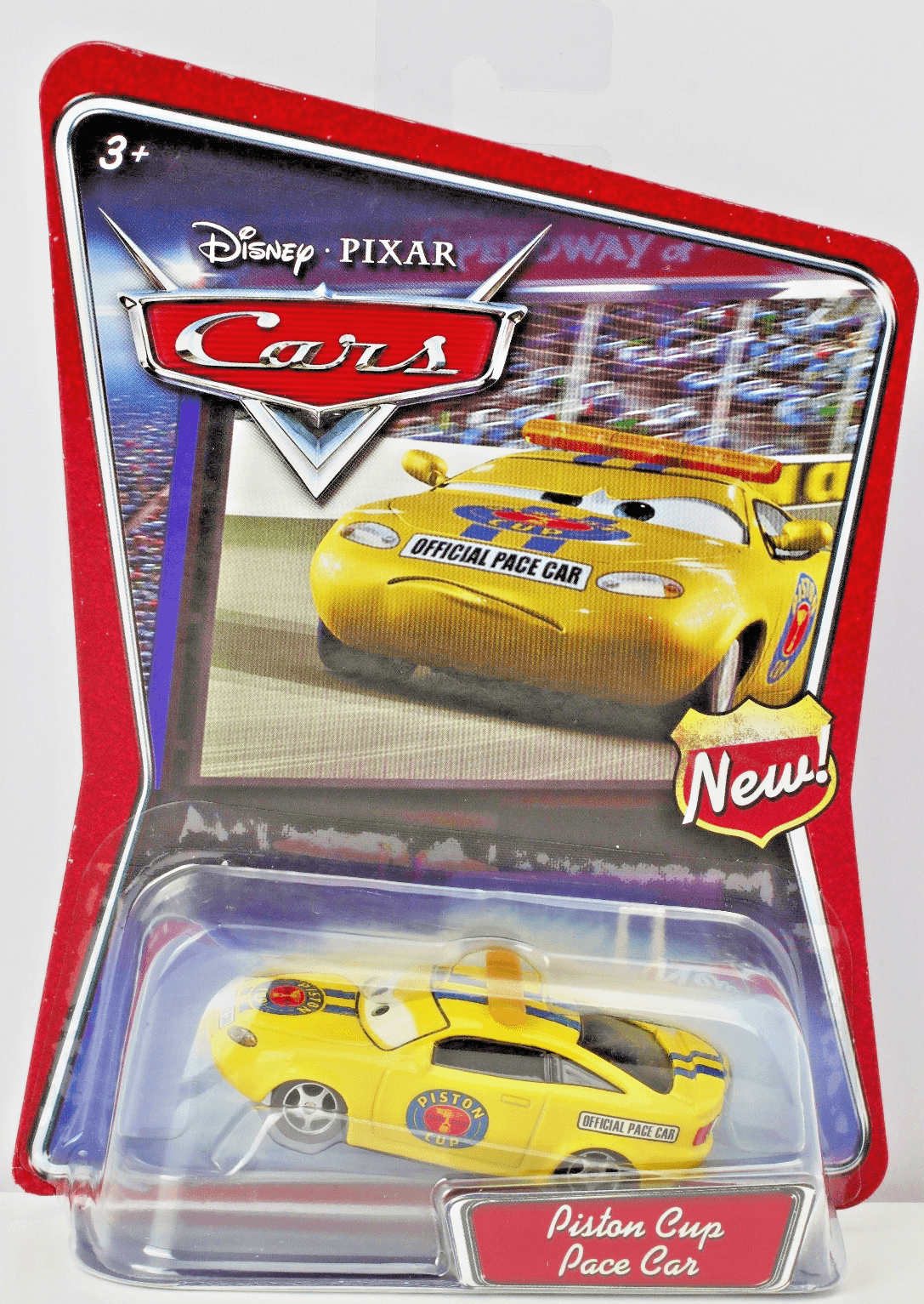 Mattel Disney Pixar Cars ~ CHARLIE CHECKER ~ Piston Cup Pace Car ~ Diecast 1:55