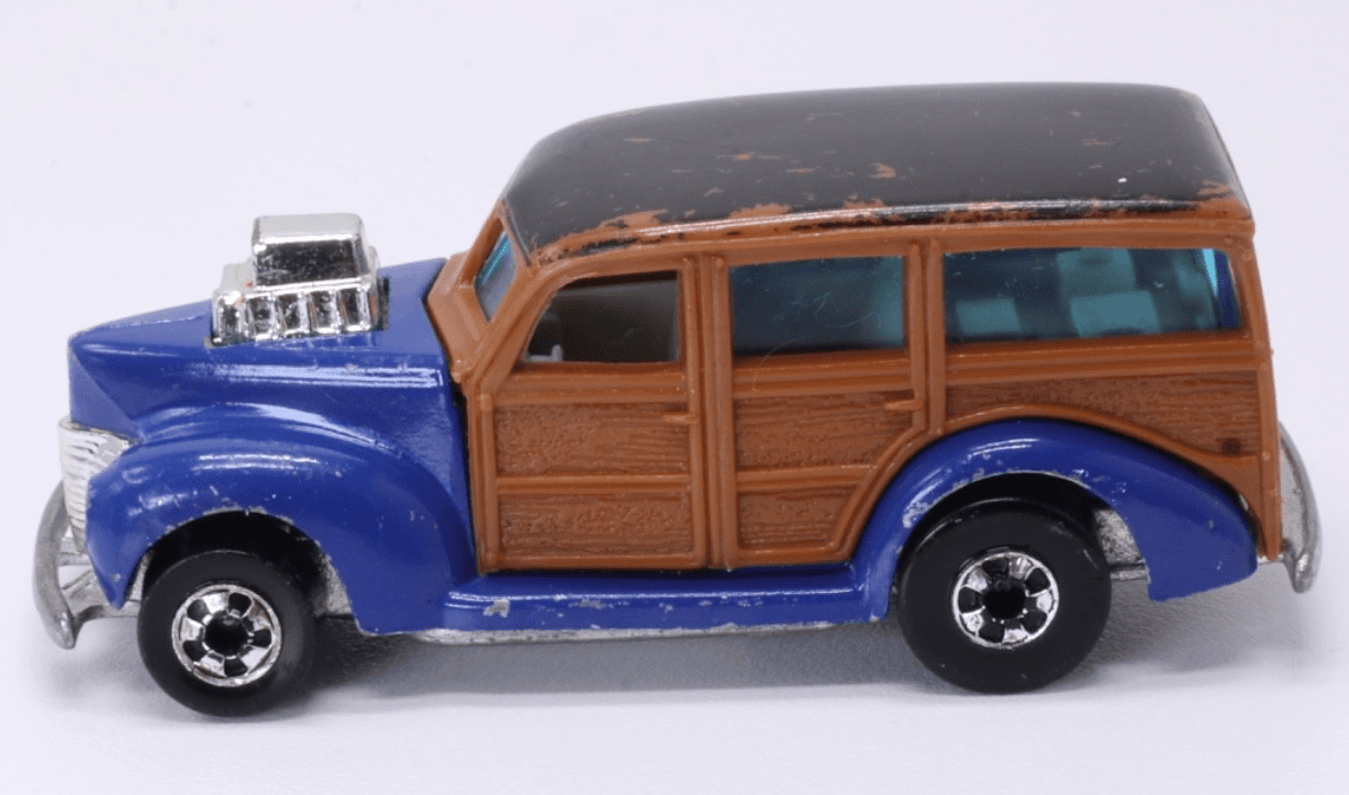 VINTAGE...1979 Hot Wheels Hi-Rakers ~ 1940s WOODIE ~ Diecast Car HK - Thumbnail 4