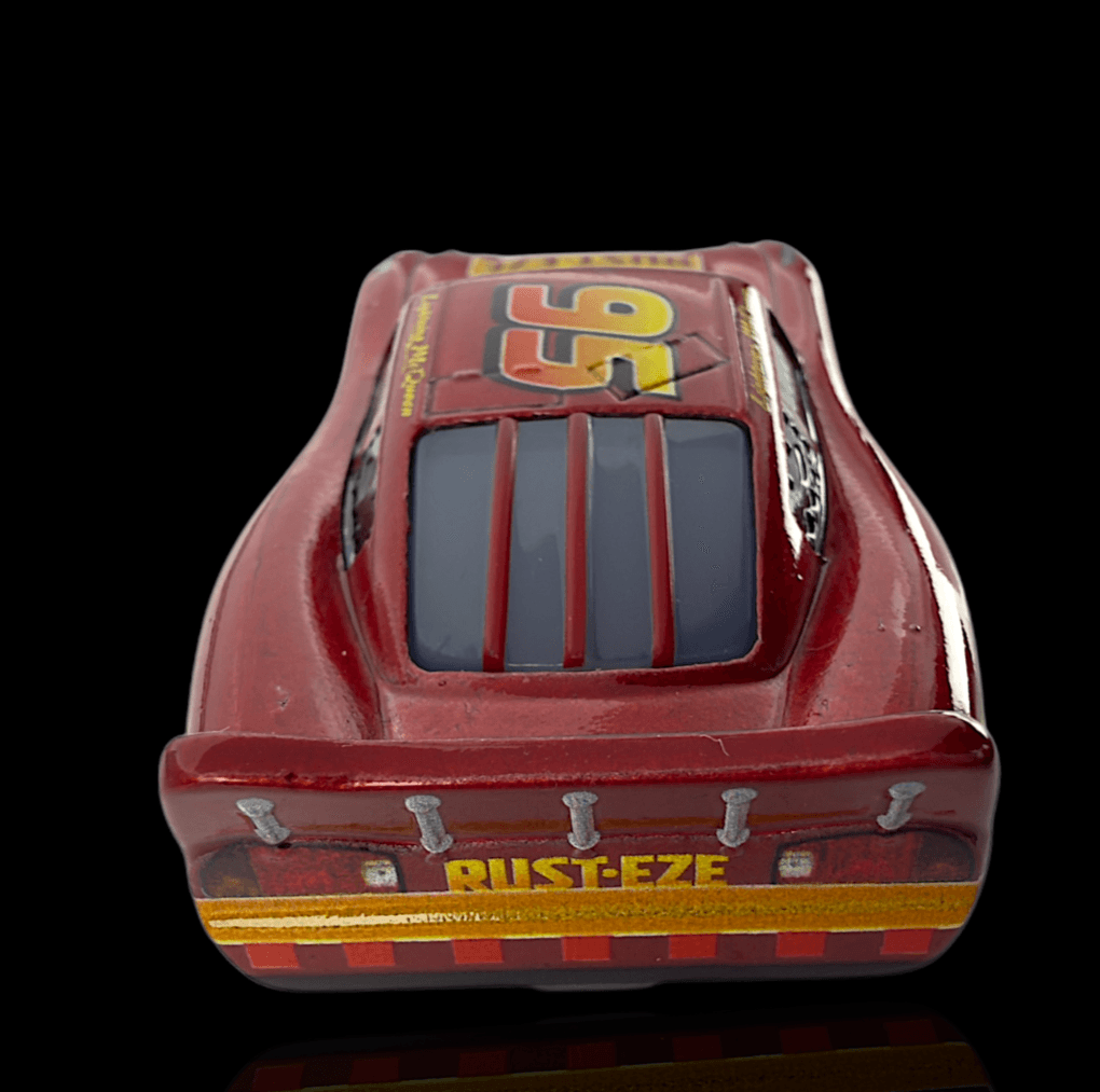 Disney Pixar Cars ~ 2016 Lightning McQueen #95 Rust-Eze Red ~ 1:55 Diecast - Thumbnail 6