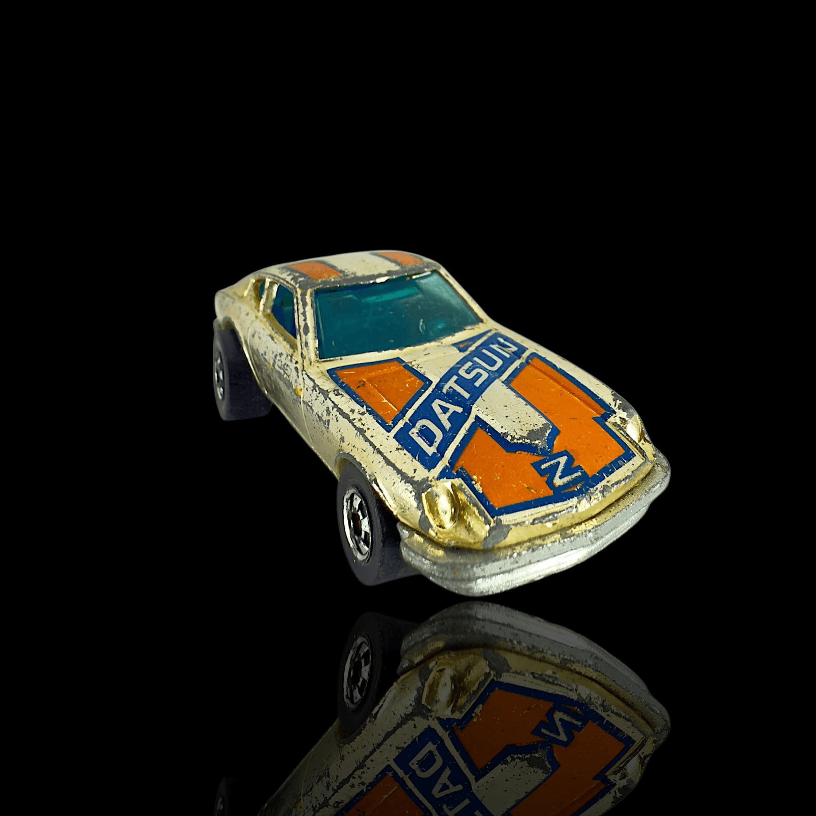 Hot Wheels 1976 Z Whiz Datsun ~ Vintage ~ Golden Machines ~ Blackwall - Thumbnail 3