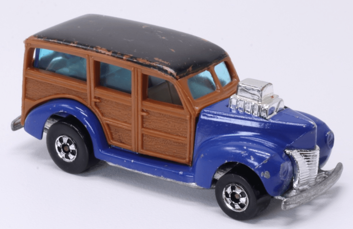 VINTAGE...1979 Hot Wheels Hi-Rakers ~ 1940s WOODIE ~ Diecast Car HK - Thumbnail 11