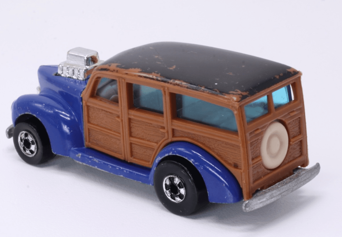VINTAGE...1979 Hot Wheels Hi-Rakers ~ 1940s WOODIE ~ Diecast Car HK - Thumbnail 5