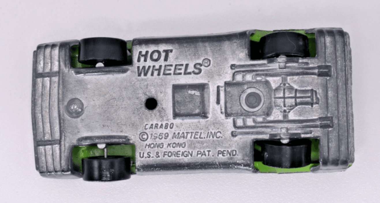VINTAGE Hot Wheels Redline ~ 1969 CARABO Light Green Enamel Diecast Mattel - Thumbnail 17